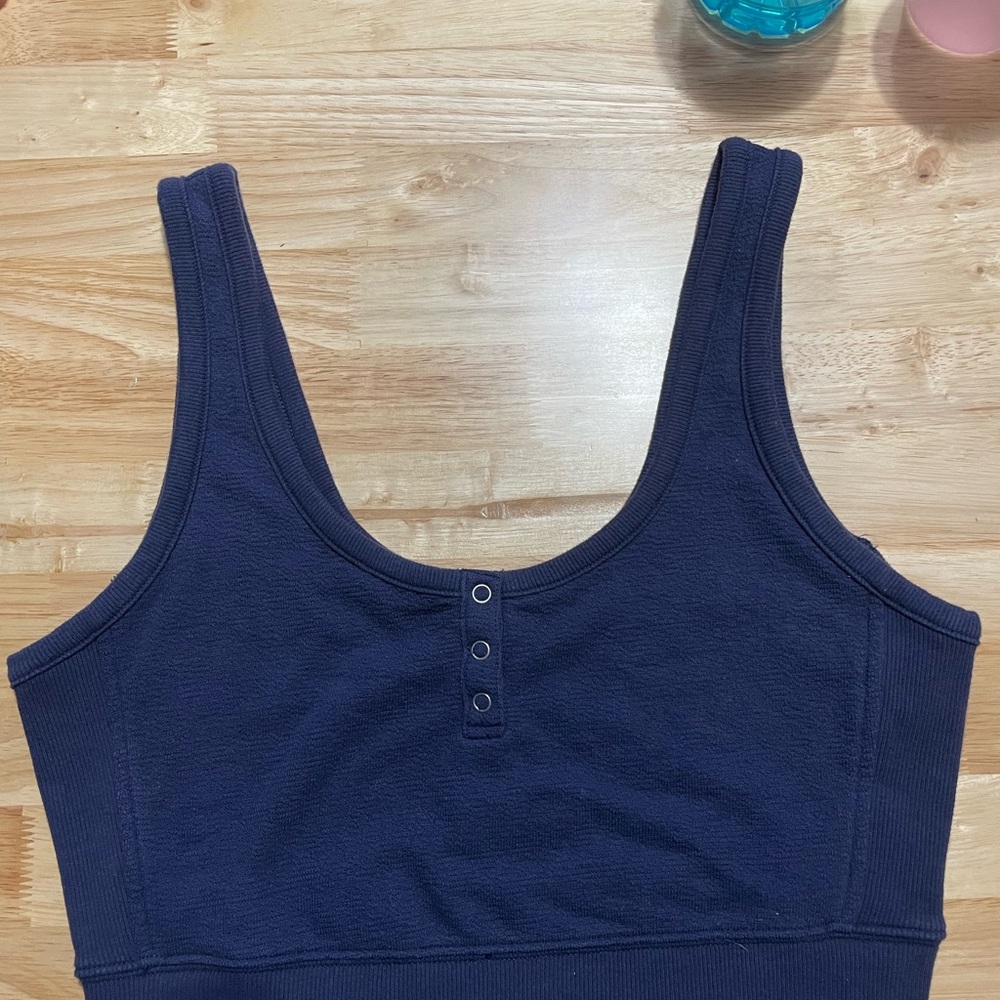 Navy Blue Tank Top